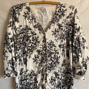 Rose Design Cardigan